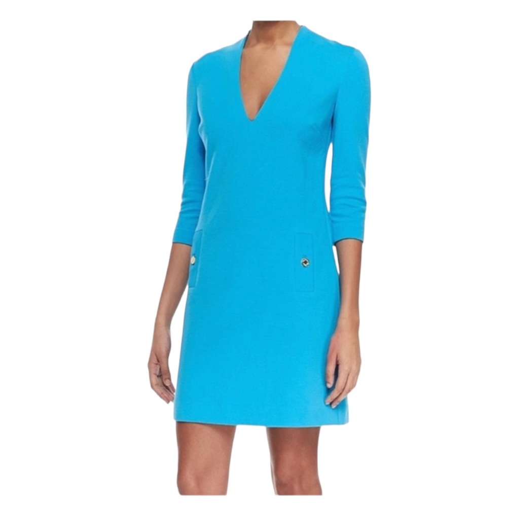 Lilly Pulitzer Charlena Shift Textured Dress Women‎ XS Aqua